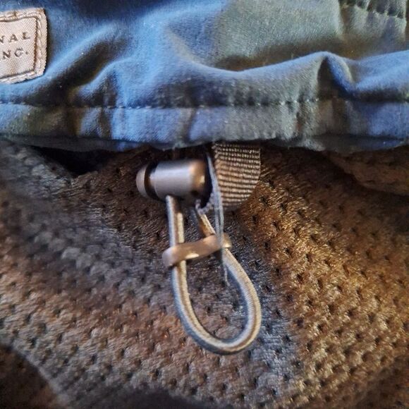 REI Mens Wind Breaker Jacket Hooded Blue Classic Preppy Large - Picture 11 of 15